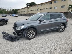 Salvage cars for sale from Copart Opa Locka, FL: 2018 Volkswagen Tiguan SE