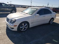 Salvage cars for sale at Sun Valley, CA auction: 2006 Mercedes-Benz C 230