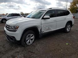 Salvage cars for sale from Copart Ontario Auction, ON: 2019 Volkswagen Atlas SEL