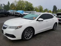Salvage cars for sale from Copart Portland, OR: 2016 Acura TLX Tech