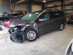 Salvage cars for sale from Copart Eldridge, IA: 2016 Toyota Sienna XLE