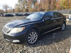 Salvage cars for sale at Waldorf, MD auction: 2009 Lexus LS 460