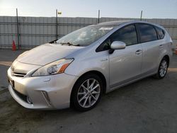 Salvage cars for sale from Copart Antelope, CA: 2013 Toyota Prius V