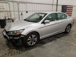 Salvage cars for sale from Copart Avon, MN: 2013 Honda Accord LX
