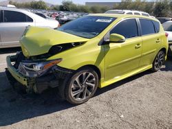 Scion salvage cars for sale: 2016 Scion IM