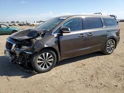 Salvage cars for sale at Bakersfield, CA auction: 2015 KIA Sedona EX