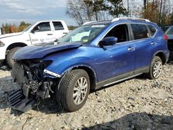 Salvage cars for sale at Candia, NH auction: 2017 Nissan Rogue SV
