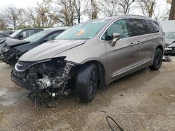Salvage cars for sale at Bridgeton, MO auction: 2018 Chrysler Pacifica Touring L Plus
