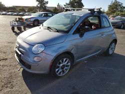 Salvage cars for sale from Copart San Martin, CA: 2017 Fiat 500 POP