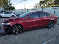 Ford Fusion salvage cars for sale: 2019 Ford Fusion Titanium