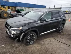 Salvage cars for sale from Copart Woodhaven, MI: 2023 Hyundai Santa FE Limited