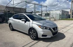 Vehiculos salvage en venta de Copart Miami, FL: 2021 Nissan Versa SV