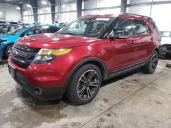 Salvage cars for sale at Ham Lake, MN auction: 2015 Ford Explorer Sport