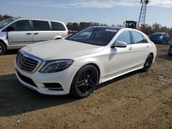 Salvage cars for sale at Windsor, NJ auction: 2015 Mercedes-Benz S 550 4matic