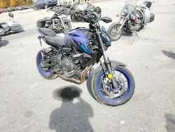 Salvage cars for sale from Copart York Haven, PA: 2022 Yamaha MT07
