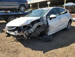 Chevrolet salvage cars for sale: 2018 Chevrolet Cruze LT