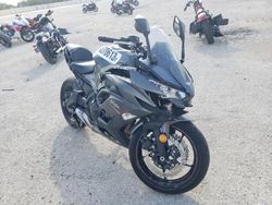 Salvage motorcycles for sale at San Antonio, TX auction: 2022 Kawasaki EX650 N
