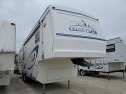 Cedar Creek salvage cars for sale: 2003 Cedar Creek 5th Wheel