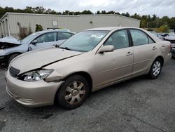 Salvage cars for sale from Copart Exeter, RI: 2002 Toyota Camry LE