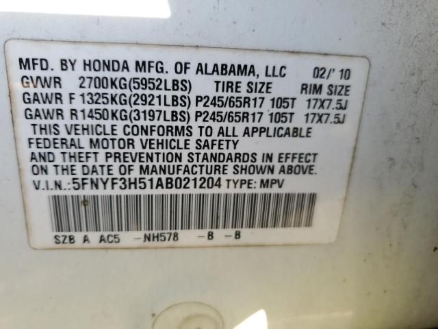 2010 Honda Pilot EXL