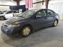 Salvage cars for sale from Copart Byron, GA: 2007 Honda Civic Hybrid