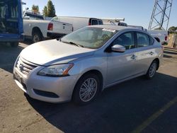 Salvage cars for sale at Vallejo, CA auction: 2015 Nissan Sentra S