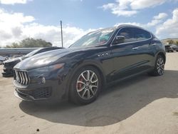 Salvage cars for sale from Copart Orlando, FL: 2017 Maserati Levante S