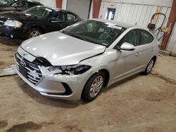 Salvage cars for sale at Lansing, MI auction: 2017 Hyundai Elantra SE