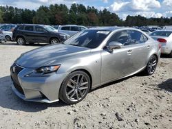 Salvage cars for sale at Mendon, MA auction: 2015 Lexus IS 350