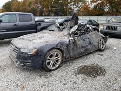Salvage cars for sale at North Billerica, MA auction: 2015 Audi S5 Premium Plus