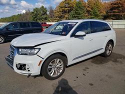 Salvage cars for sale from Copart Brookhaven, NY: 2019 Audi Q7 Premium Plus