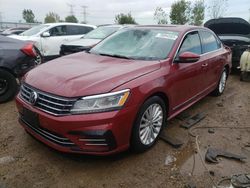 Salvage cars for sale at Elgin, IL auction: 2016 Volkswagen Passat SE