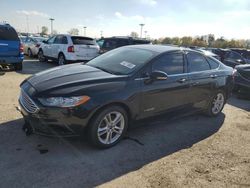 Salvage cars for sale from Copart Indianapolis, IN: 2018 Ford Fusion SE Hybrid