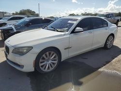 Salvage cars for sale from Copart Orlando, FL: 2012 BMW 750 I