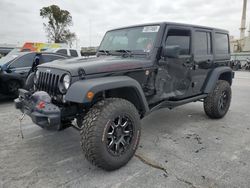 Salvage cars for sale from Copart Tulsa, OK: 2016 Jeep Wrangler Unlimited Rubicon