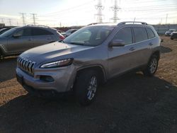 Salvage cars for sale at Elgin, IL auction: 2016 Jeep Cherokee Latitude