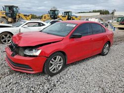 Salvage cars for sale from Copart Hueytown, AL: 2015 Volkswagen Jetta Base