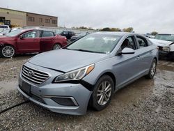 Salvage cars for sale from Copart Kansas City, KS: 2017 Hyundai Sonata SE