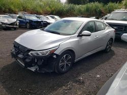 Nissan salvage cars for sale: 2022 Nissan Sentra SV