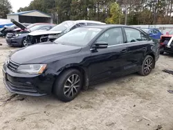 Salvage cars for sale at Seaford, DE auction: 2017 Volkswagen Jetta SE