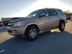 Salvage cars for sale at Wilmer, TX auction: 2005 Toyota Sequoia SR5
