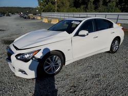 Salvage cars for sale from Copart Concord, NC: 2017 Infiniti Q50 Premium