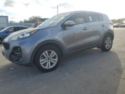Salvage cars for sale from Copart Orlando, FL: 2017 KIA Sportage LX