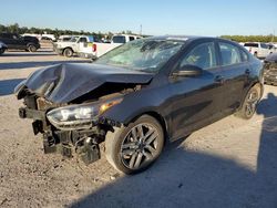 Salvage cars for sale from Copart Houston, TX: 2019 KIA Forte GT Line