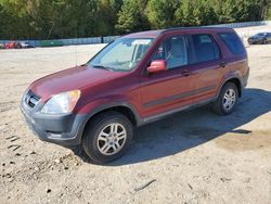 Salvage cars for sale at Gainesville, GA auction: 2004 Honda CR-V EX