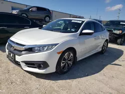 Salvage cars for sale from Copart Haslet, TX: 2017 Honda Civic EXL