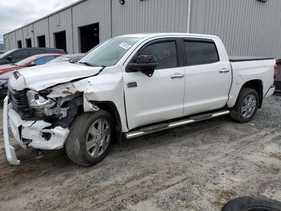 Vehiculos salvage en venta de Copart Jacksonville, FL: 2014 Toyota Tundra Crewmax Platinum