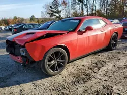 Salvage cars for sale at Candia, NH auction: 2016 Dodge Challenger SXT