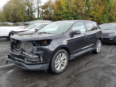 Salvage cars for sale from Copart Marlboro, NY: 2022 Ford Edge Titanium