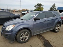 Salvage cars for sale at Woodhaven, MI auction: 2014 Chevrolet Equinox LS